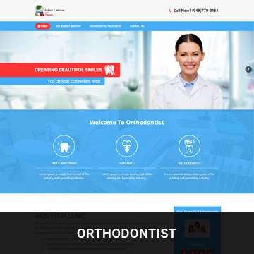 Website Theme - Orthodontist - Dawn